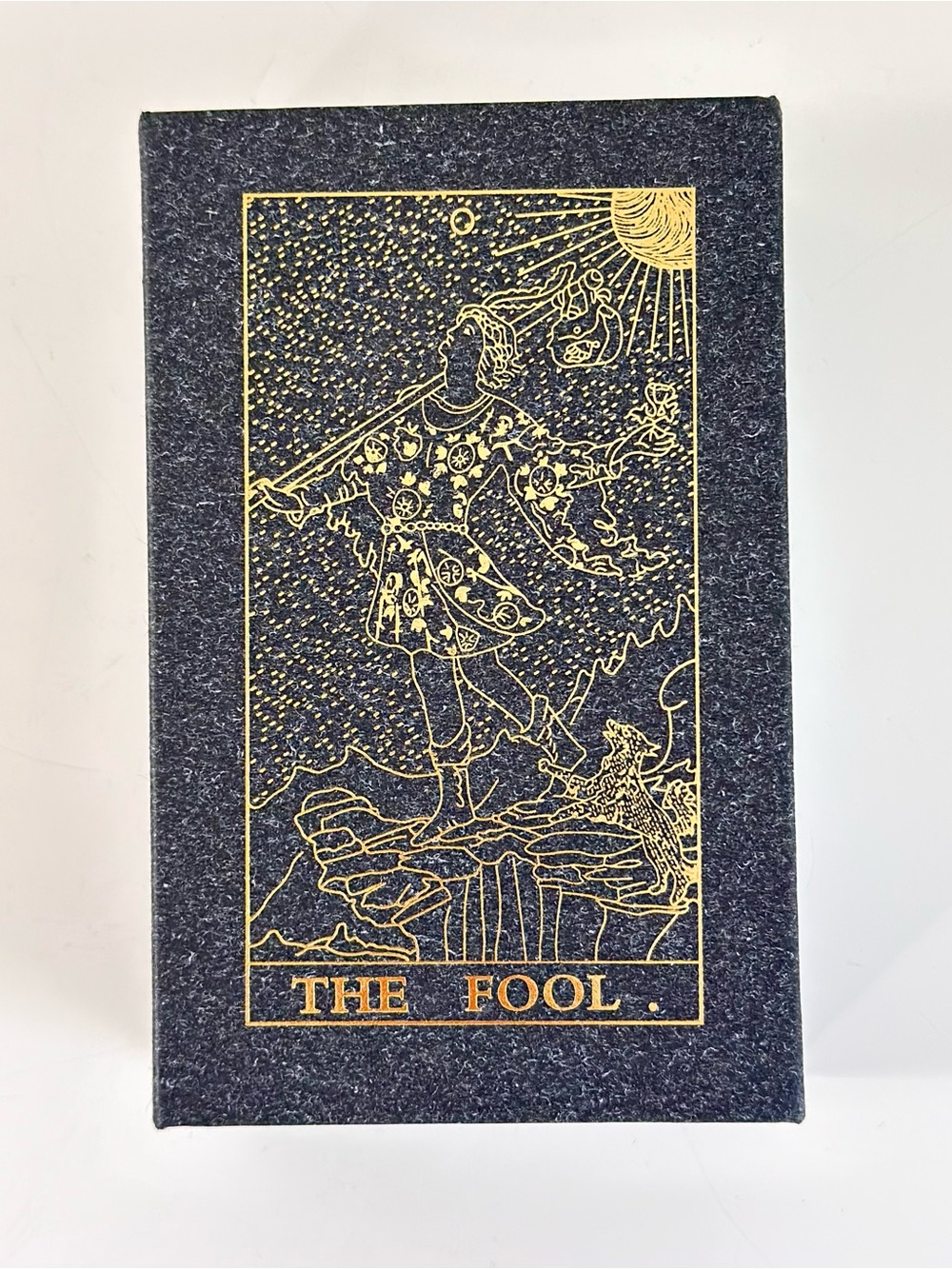 The Fool Tarot Card Box - Gold Foil Card Set